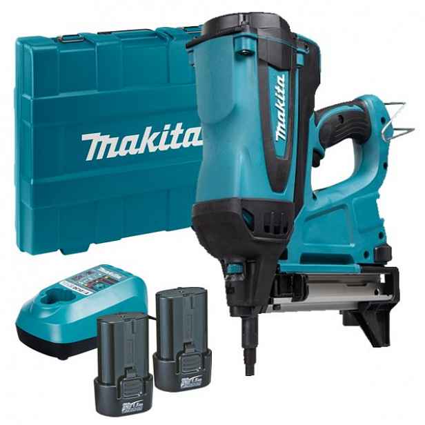 akumulátorová plynová hřebíkovačka na betonu 15-40mm 7,2V, Makita [GN420CLSE]