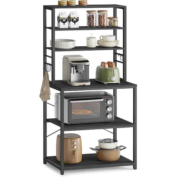 SONGMICS Kuchyňský regál Vasagle Vogues 60 cm černý