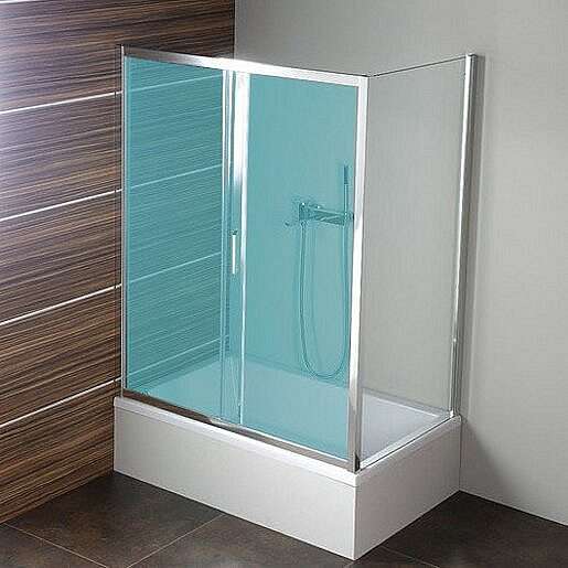 Boční zástěna ke sprchovým dveřím 90x200 cm Polysan DEEP chrom lesklý MD3315