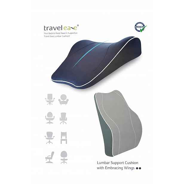 Travel Ease Ergonomický Polštář Bederní opěrka zad z pěny