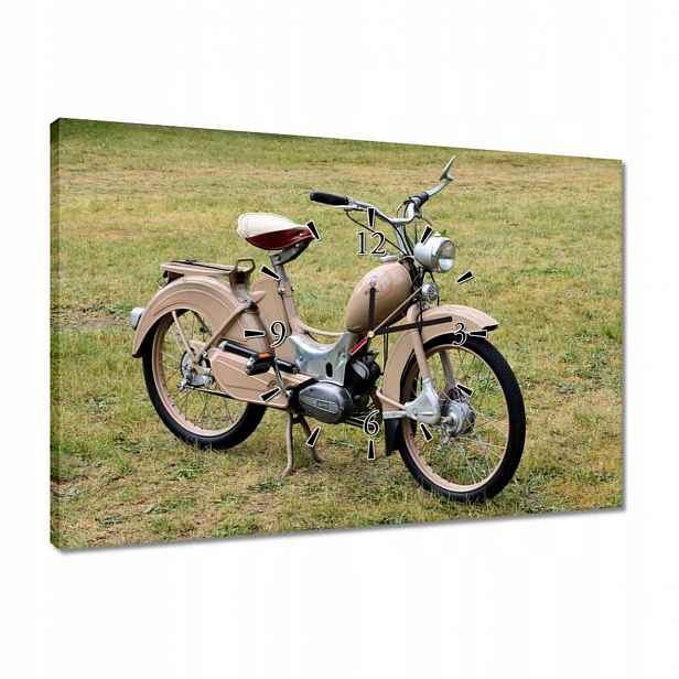 Hodiny 60x40 Motorek Simson na pedály