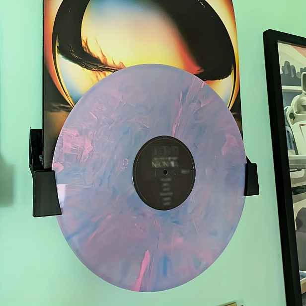 TEMU Nástěnný držák na vinylové desky, doplňky k vinylovým deskám, bytová dekorace, základna pro vystavení, snadný přístup, vylepšení efektu bytové