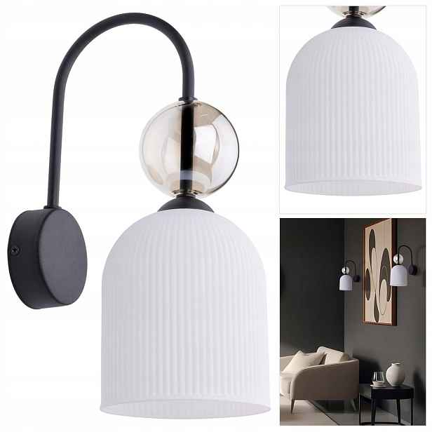 Nástěnné svítidlo Sophia bílé glamour harmonické světlo do předsíně Tk Lighting