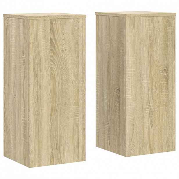 vidaXL Stojan na rostliny 2 ks Dub sonoma 30 x 30 x 70 cm