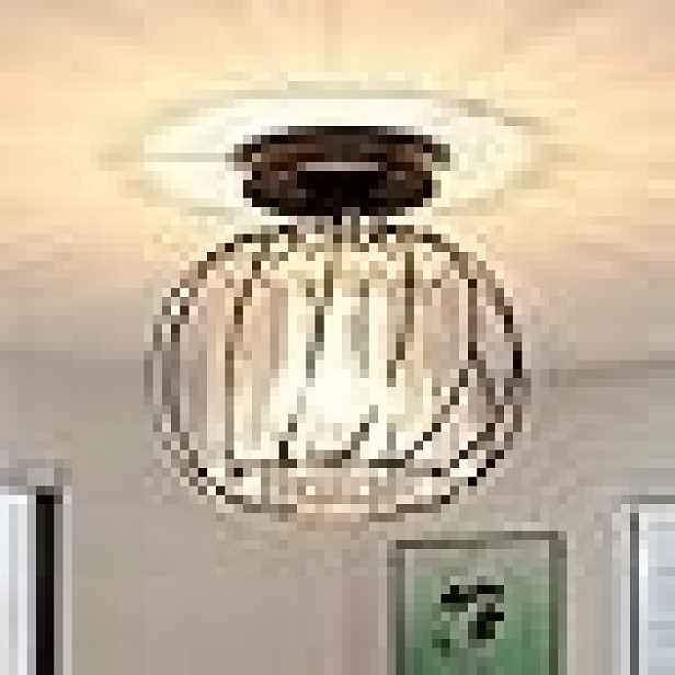 Závěsná lampa Lustr Krystalové světelné body E27
