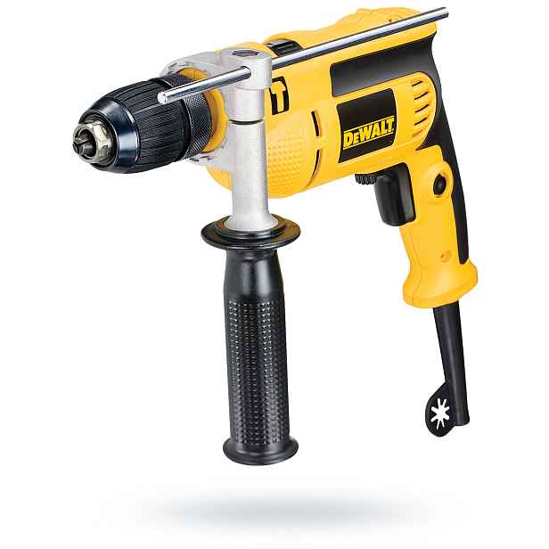 Jednorychlostní Příklepová Vrtačka 701W 13mm Rychlá svorka DeWalt DWD024SQS