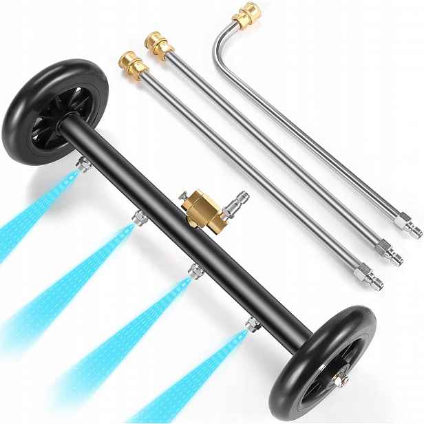 Tlaková Myčka Na Mytí Podvozku Auta Kostky Se 3 Lanky 4000 Psi
