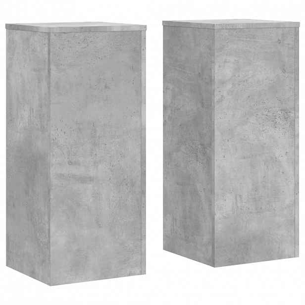 vidaXL Stojan na rostliny 2 ks Betonově šedá 30 x 30 x 70 cm