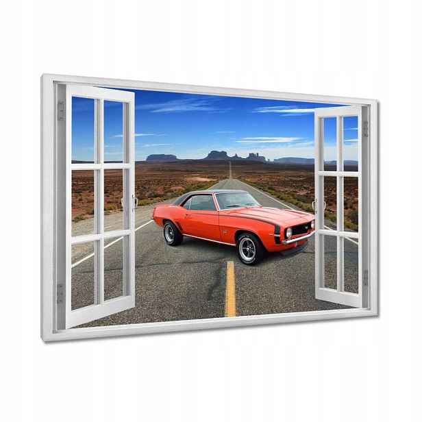 Obrazy 120x80 Oranžový Chevrolet Ss