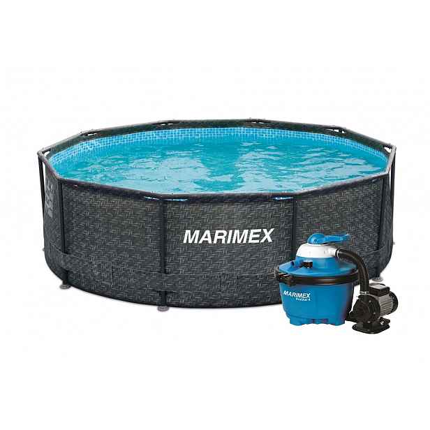 Marimex Bazén Florida 3,66x0,99 m - motiv RATAN s pískovou filtrací