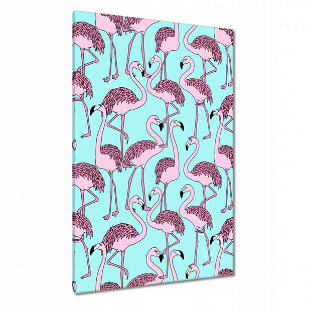 Obrazy 80x120 Růžové Flamini Flamingo