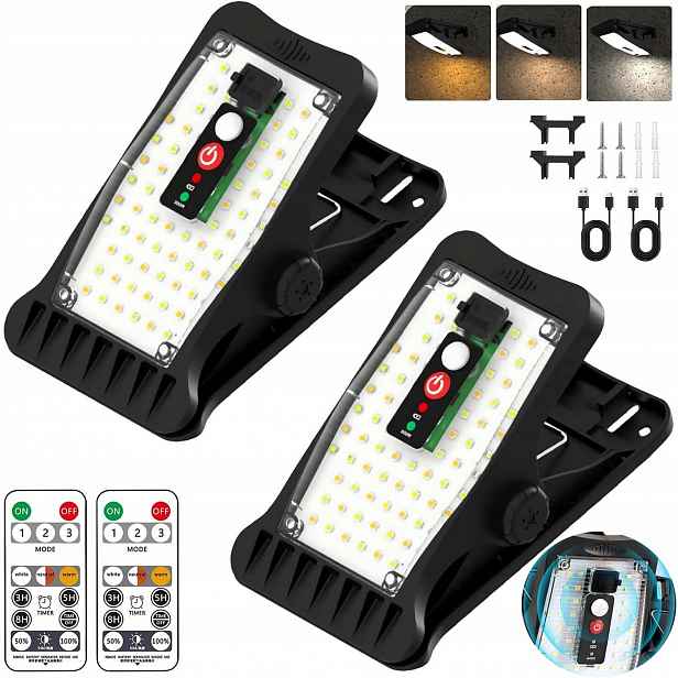 Retro Solární Nástěnné Svítidlo S Ozdobným Senzorem Pohybu A Soumraku, Fasádní Lampa X2
