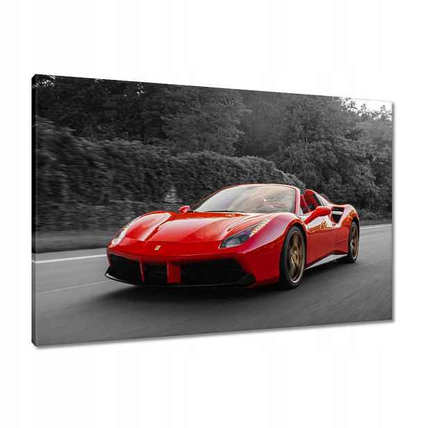 Obrazy 90x60 Červené Ferrari Fura