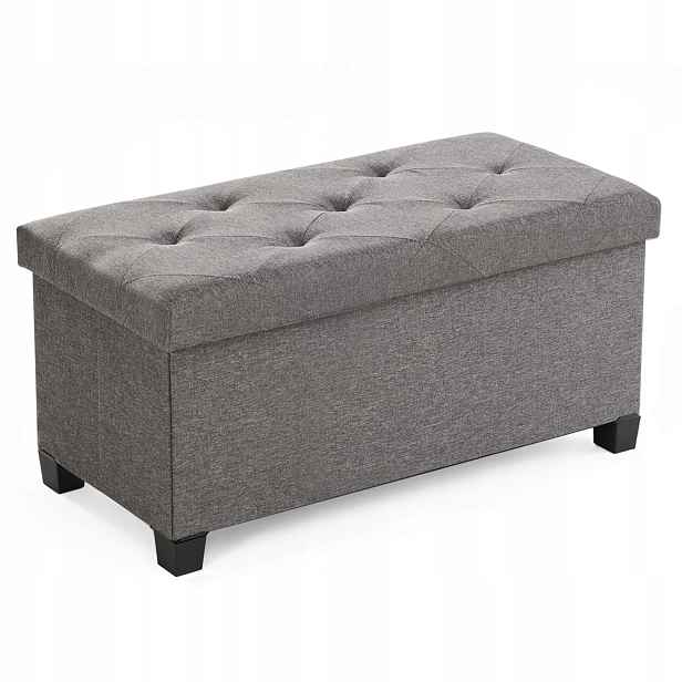 Lavička Sweetcrispy 76x38x38 cm skládací s úložným prostorem