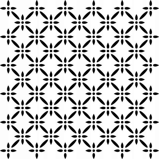 Šablona Na Ozdobné Omítky LuxBud Geometric 7 62x62 cm Moderní
