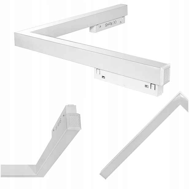 Magnetická Lampa Rohová Bílá Inteligentní Ovládání Robustní DDCX-B12-TÝ