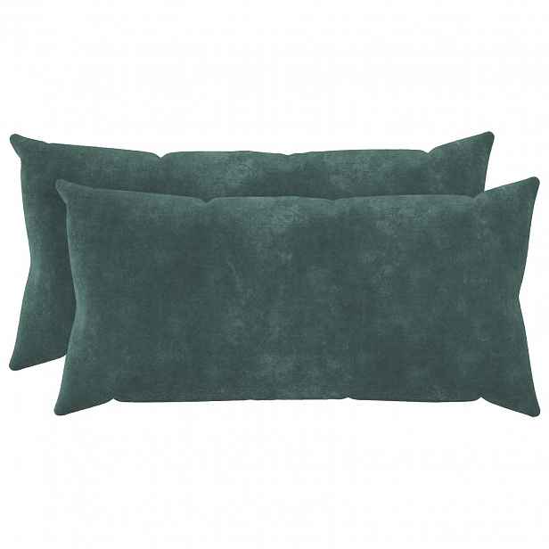 vidaXL Povlak na polštář 2 pcs HEERLEN Mořsky modrá 40 x 80 cm