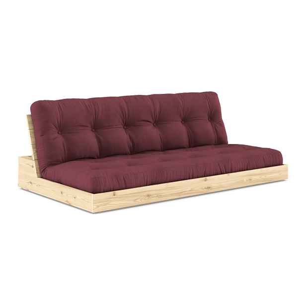 Vínová rozkládací pohovka 196 cm Base – Karup Design