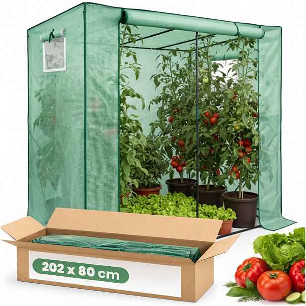 Zahradní foliovník 202x80x170 cm LUMPAN - zelený
