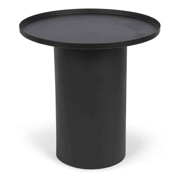 Kovový kulatý odkládací stolek ø 45 cm Fleksa – Kave Home