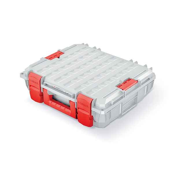 Prosperplast Kufr na nářadí CEBLOCCK PRO 45 x 38 x 13,5 cm šedo-červený