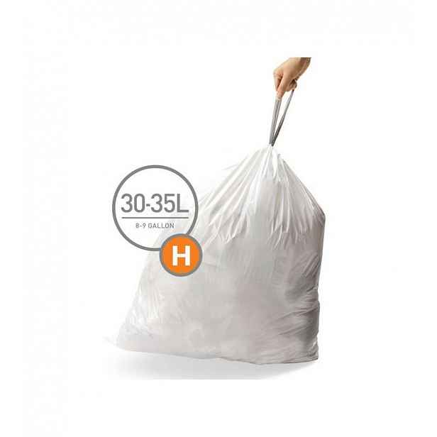 Simplehuman - Sáčky do odpadkového koše 30-35 l, typ H, 60 ks CW0258
