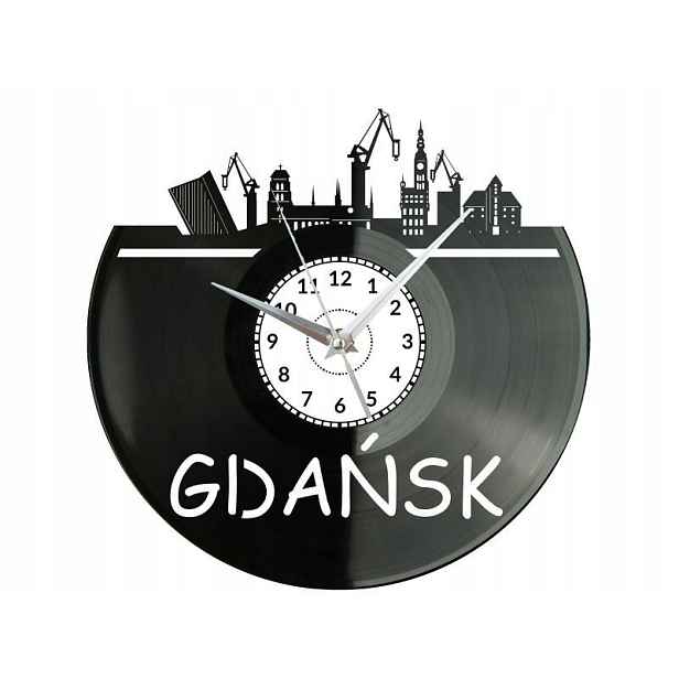 Gdaňsk Město Polsko Nápad na Dárek Nástěnná Dekorace z vinylové desky