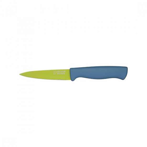 Loupací nůž na ovoce/zeleninu, 9,5 cm, zelený - Colourworks