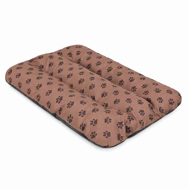 Matrace pro psy BELFORT tlapičky světle hnědá M, L, XL Rozměr: M-90x60 cm