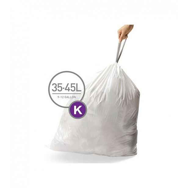 Simplehuman - Sáčky do odpadkového koše 35-45 l, typ K, 60 ks CW0260