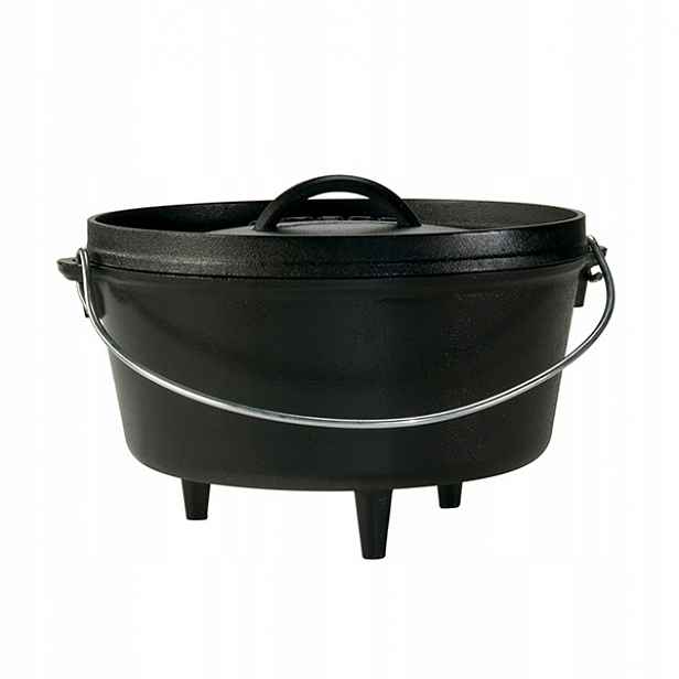 Stojanový kotlík Lodge litinový 4,7 l 25x30x19 cm, forma Bbq