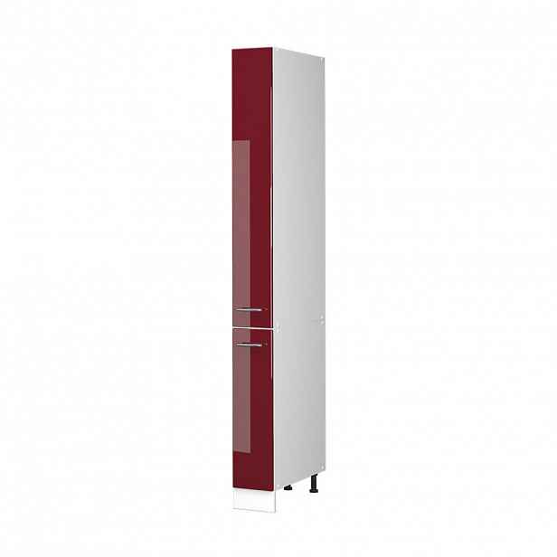 Vicco LÉKÁRNIČKOVÁ SKŘÍŇKA Fame-Line, Bordó červená vysoký lesk/Bílá, 20 cm