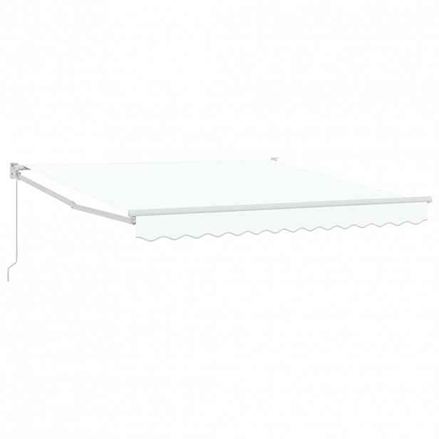 vidaXL Stahovací markýza Bílá 300 x 250 x 165 cm