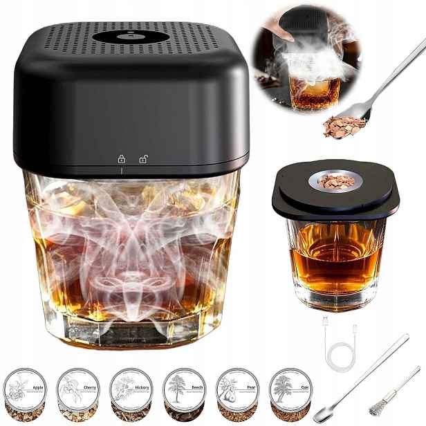 Sada Na Uzení Whisky Smoker Dárky K 50. Narozeninám Pro Muže
