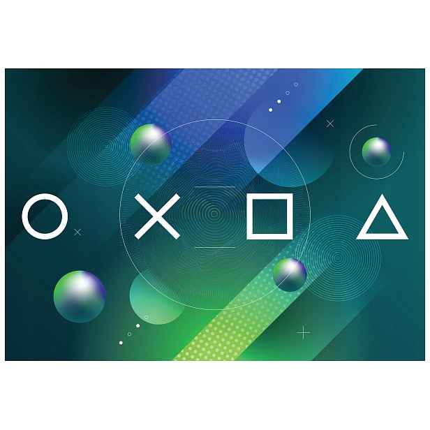 Fototapeta PlayStation Digitální harmonie barev a světla 200x140 lepidlo
