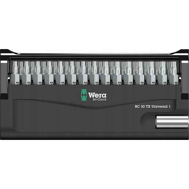 Sada bitů Torx Bit-Check 30 Tx Universal 1 Wera