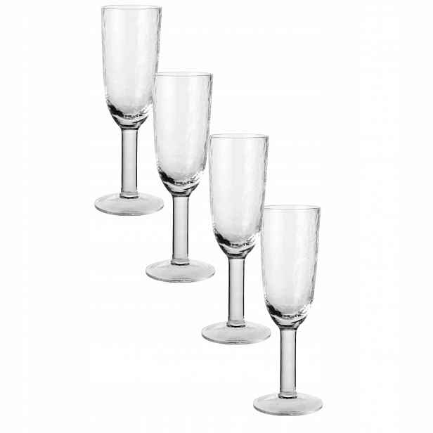 Skleničky na šampaňské Broste Copenhagen 200 ml skleněné, sada 4 kusů