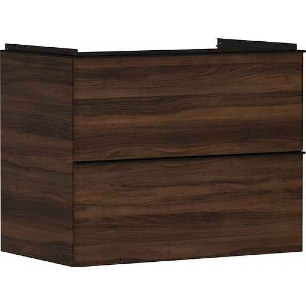 Skříňka pod umyvadlo bez umyvadla Hansgrohe Xelu Q 78x62,5x47,5 cm tmavý ořech 54030670