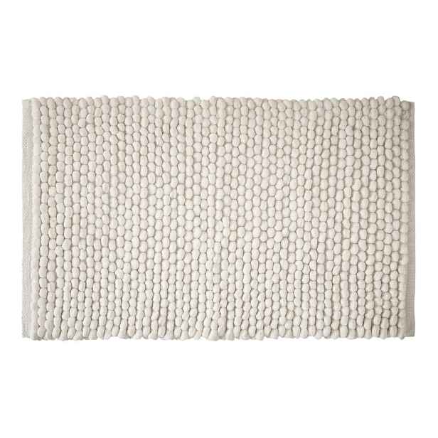 Bílá koupelnová předložka 50x80 cm Aspen Bobble – Bianca