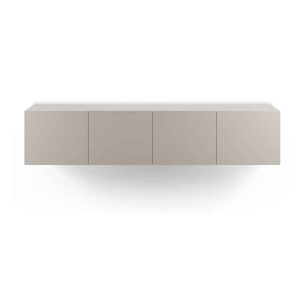 Krémový TV stolek 180x38x35 cm Daroca – Marckeric