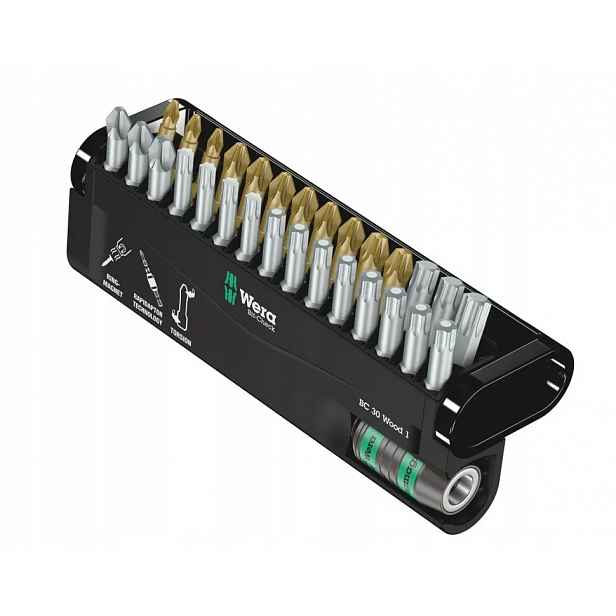 Rozkládací Sada Bitů Bit-check 30 Wood 1 30 Část 05057433001 Wera