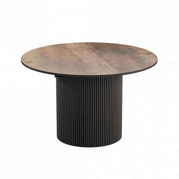 Vicco JÍDELNÍ STŮL Calero, Rustikální dub/Černá, 120-200 x 60 cm Rozšiřitelný