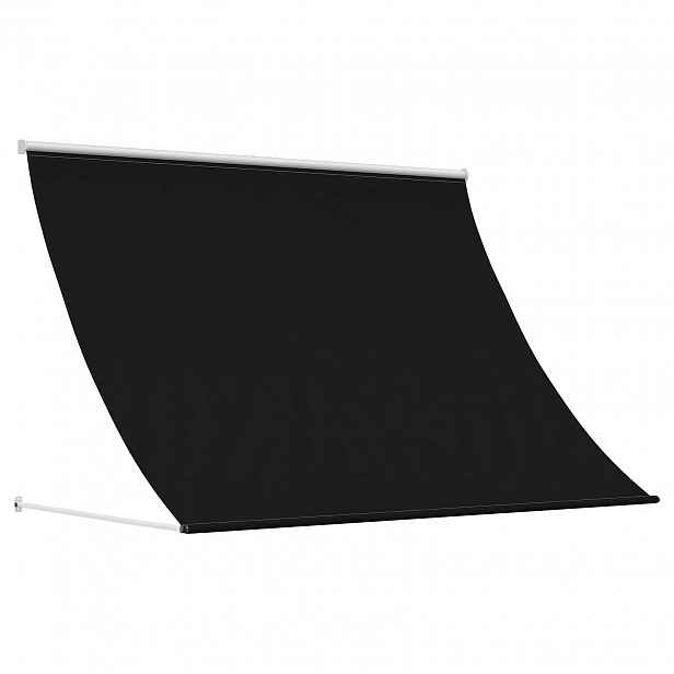 vidaXL Markýza Černá 300 x 150 cm 180 g / m² polyester s PU povlakem