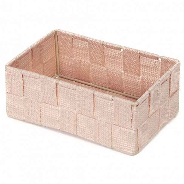 Compactor Úložný organizér do zásuvky TEX M, 18 x 12 x 7 cm, růžová