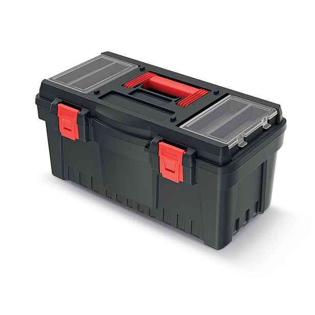 Prosperplast Kufr na nářadí DAKER 54,8x27,3x26 cm černý
