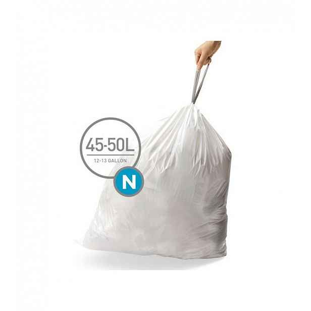 Simplehuman - Sáčky do odpadkového koše 45-50 l, typ N, 60 ks CW0262