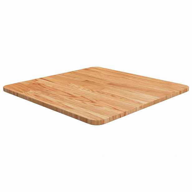 vidaXL Čtvercová stolní deska světle hnědá50x50x1,5cm ošetřený dub