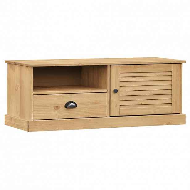 vidaXL TV stolek VIGO 106 x 40 x 40 cm masivní borové dřevo