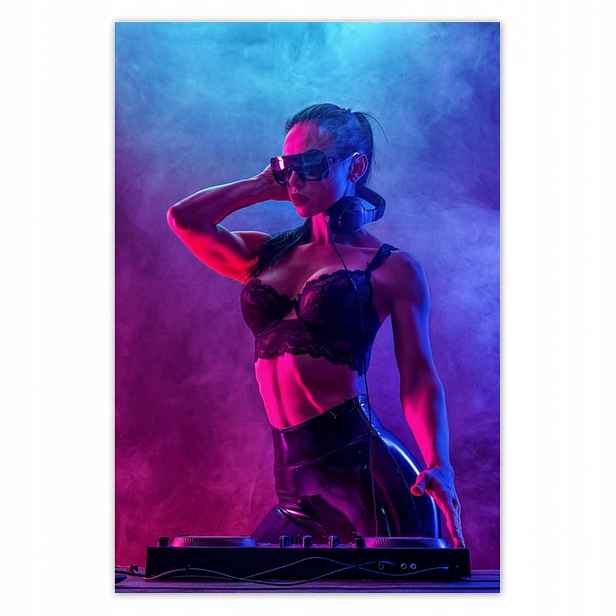 Plakáty 125x185 DJka Žena Dj Dým Pár