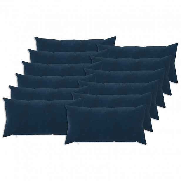 vidaXL Povlak na polštář 12 pcs HEERLEN Modrá 40 x 80 cm